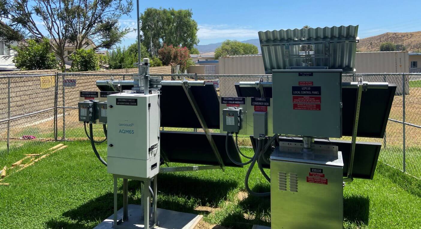 Community air monitoring equipment