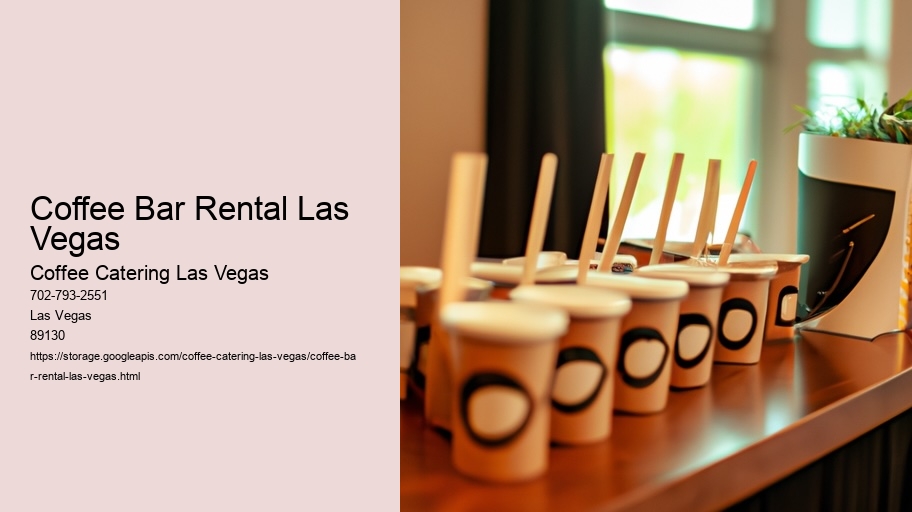 Unique Venues in Vegas Now Offering Bespoke Coffee Catering
