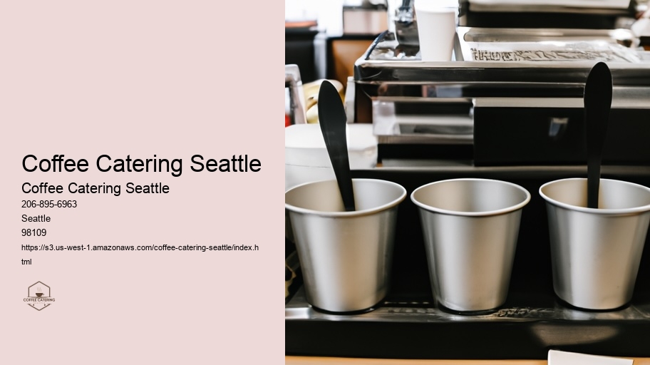 Customizable Coffee Experiences for Private Events in Seattle