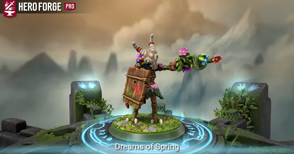 Dreams of Spring - made with Hero Forge