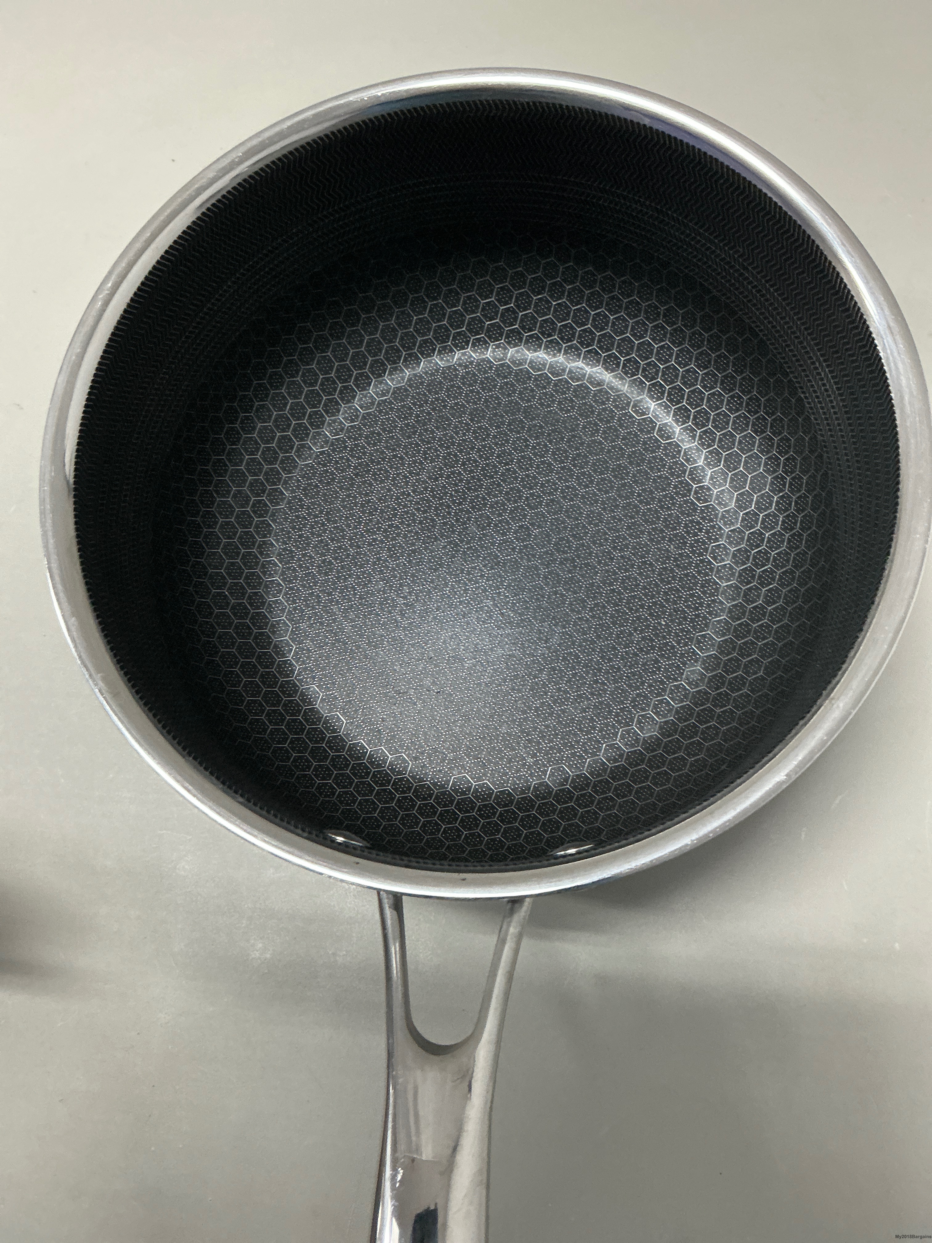 HexClad Hybrid Nonstick 2-Quart Saucepan with Tempered Glass