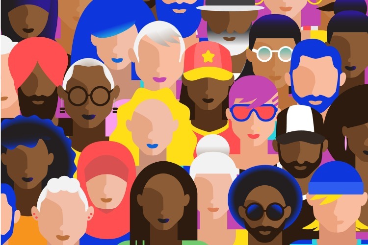 Embracing diversity vector