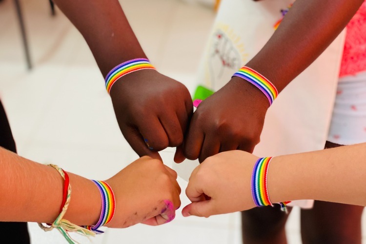 Kids lgbtqi bracelets