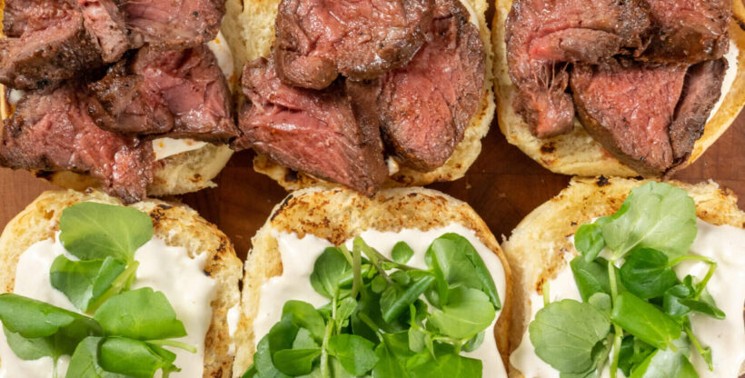 Hanger Steak Sliders