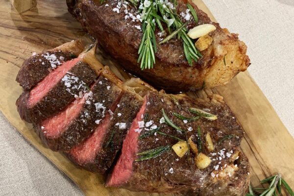 Reverse-Seared Strip Steak