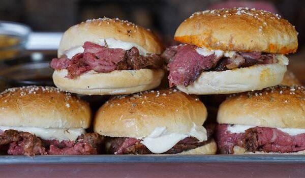 Buffalo Beef on Weck