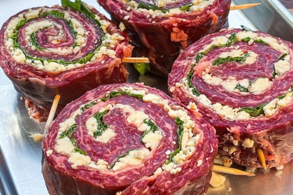 Wagyu Skirt Steak Pinwheels