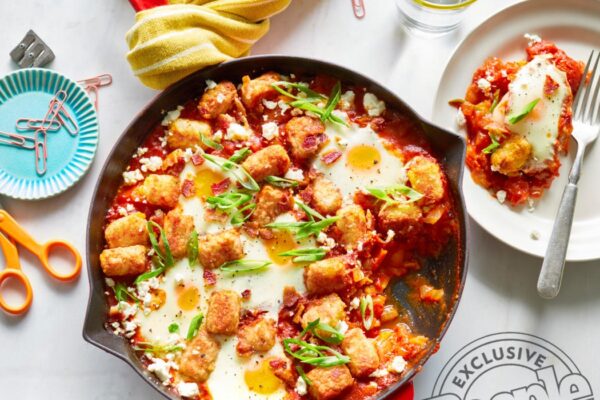 Tater Tot & Egg Skillet