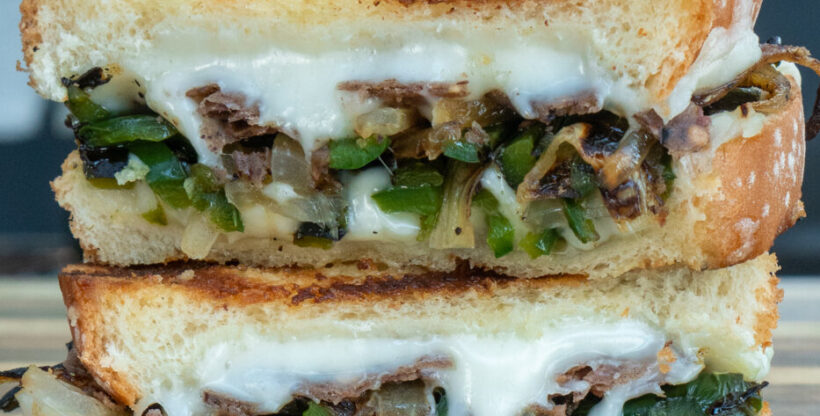 Roasted Poblano Grilled Cheese