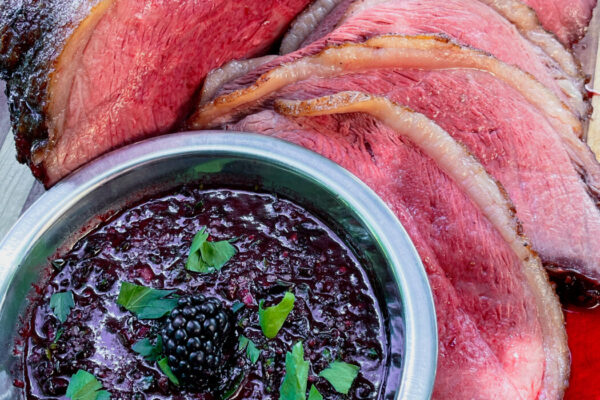 Picanha Steak with Blackberry Chimichurri
