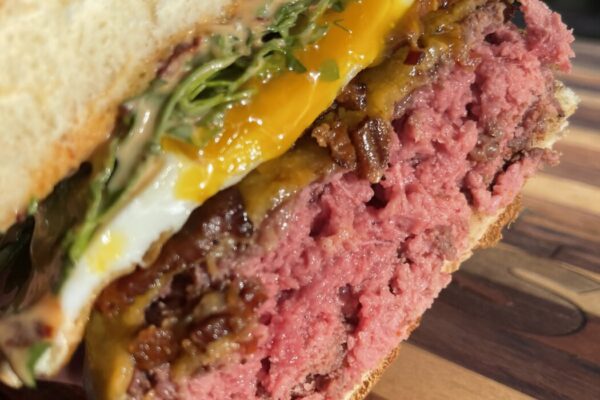 Bacon Egg and Cheese Pub Burger