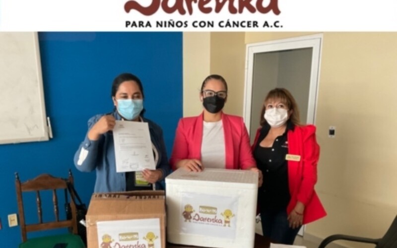 Donación de medicamentos al hospital infantil