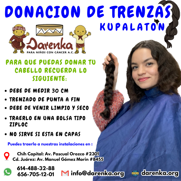 KUPALATON “Donación De Trenzas” KUPALATON “Donación De Trenzas”