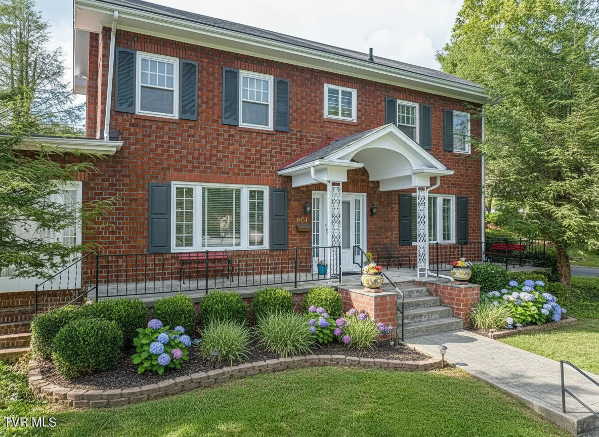 After - exterior transformation: Design type: exterior. Style Ref: None. Instructions: add shutters update windows new landscaping