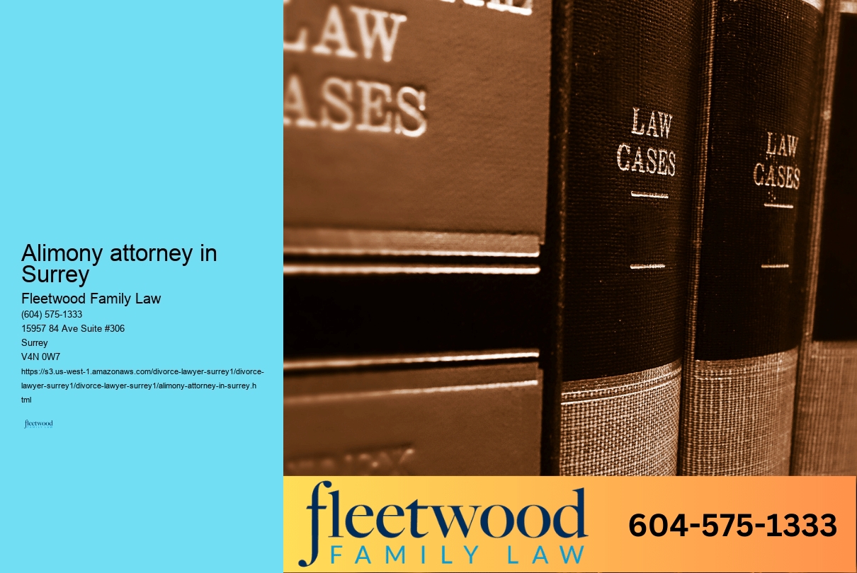 Alimony attorney in Surrey
