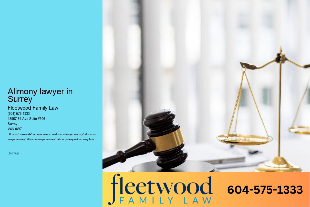 Alimony lawyer in Surrey