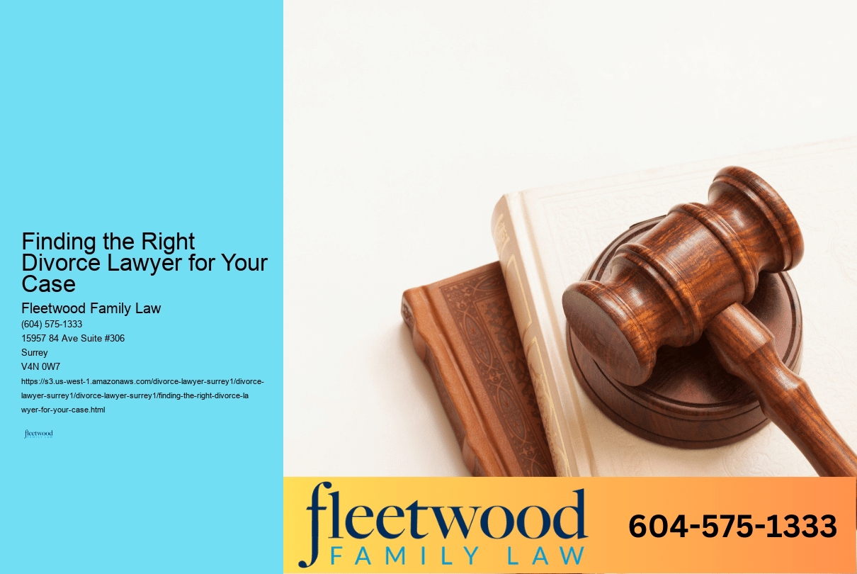 Finding the Right Divorce Lawyer for Your Case 