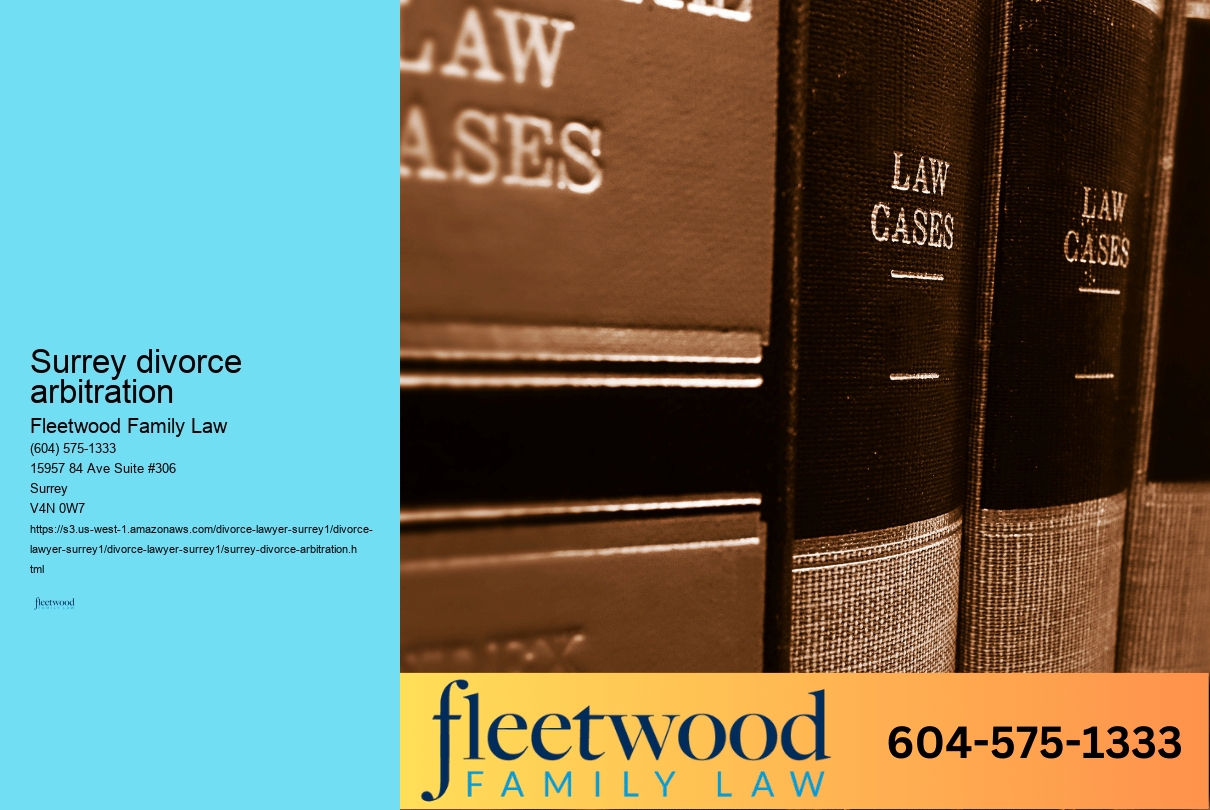 Surrey divorce arbitration