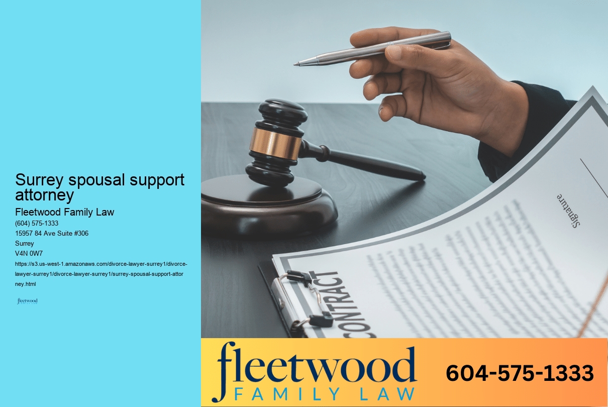 Surrey spousal support lawyer