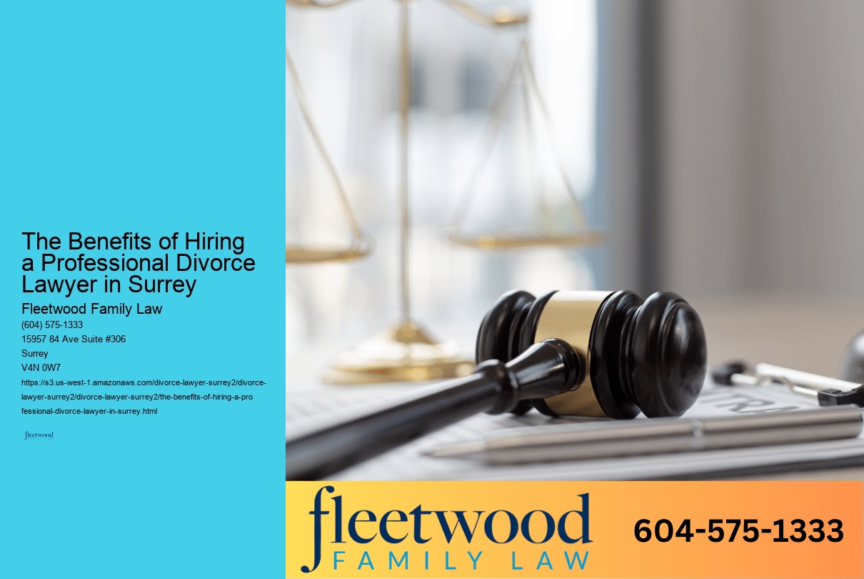 The Benefits of Hiring a Professional Divorce Lawyer in Surrey