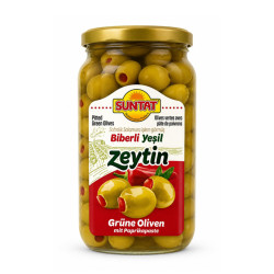 Suntat Pitted Green Olives 