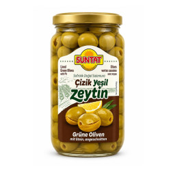 Suntat Slit Green Olives 