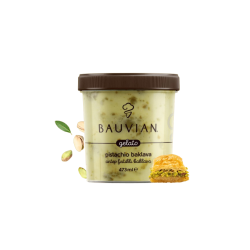 Bauvian Pistachio Baklava Ice Cream