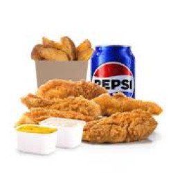 5 pieces + fries + Pepsi