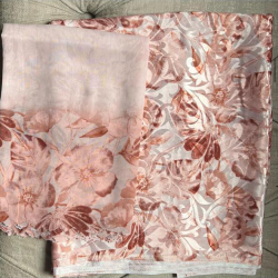 Silk with cotton shayla