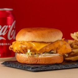 Maple Chilli Chicken Burger Combo