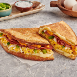 Beefstrips with Eggs Quesadilla (BF)