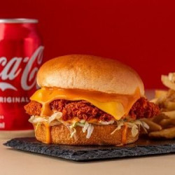 Dynamite Chilli Chicken Burger Combo