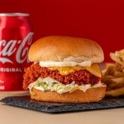 Classic Chilli Chicken Burger Combo