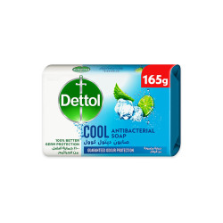 Dettol cool antibacterial mint & bergamot fragrance soap bar, 165g