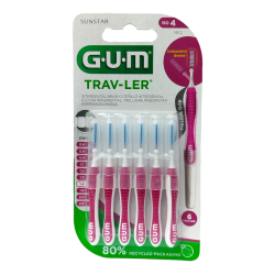 Gum travler interdental brush 6's
