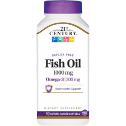 21st century fish oil 1000mg softgels, 90 softgel