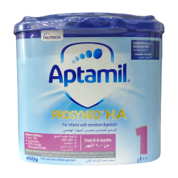 Aptamil hypo-allergenic 1 formula for infants from birth to 6 months, 400g
