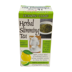 21st century vitamins herbal slimming tea - lemon lime 24bags
