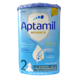 Aptamil advance 2 next generation milk formula from 6-12 months 900 g