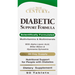 21st century diabetic support formula tablets, 90 tablets