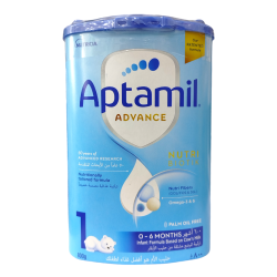 Aptamil advance 1 infant formula for 0-6 months, 900g