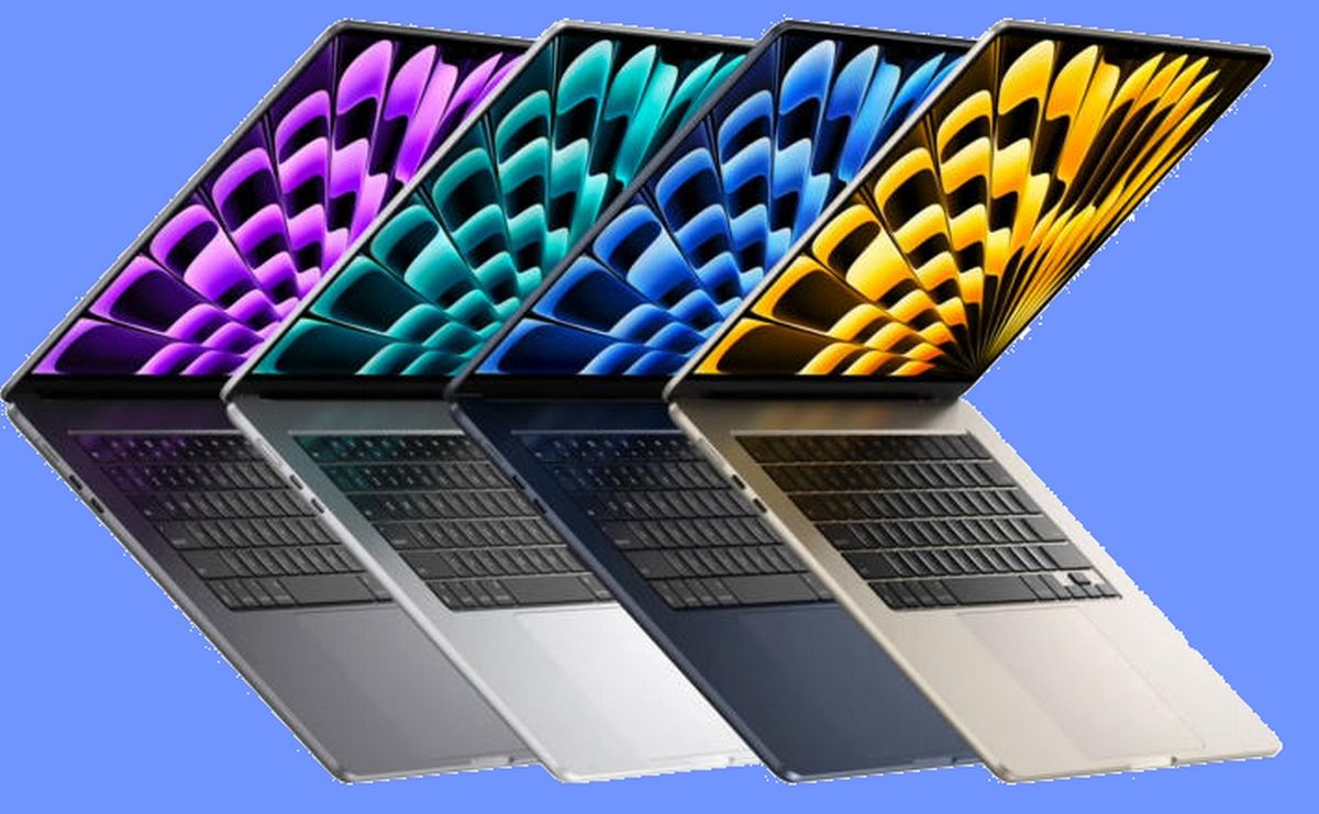 Hay una ilusión óptica en los fondos del nuevo MacBook Air de 15 pulgadas