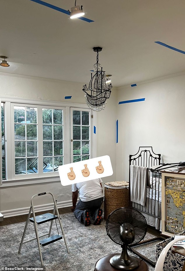 Stassi Schroeder embarazada comienza a reparar la guardería dañada causada por el huracán Hilary que dejó a la estrella en LÁGRIMAS… semanas antes de dar la bienvenida a su segundo hijo