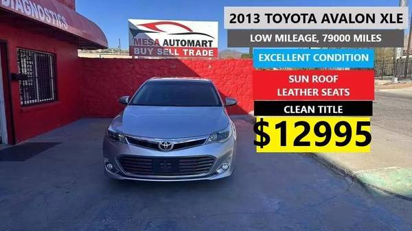 “Venta de automóviles: Descubre el 2013 Toyota Avalon en El Paso, TX ...