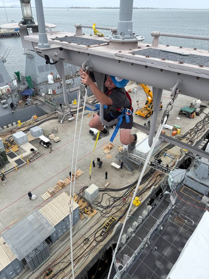 navy mast climb