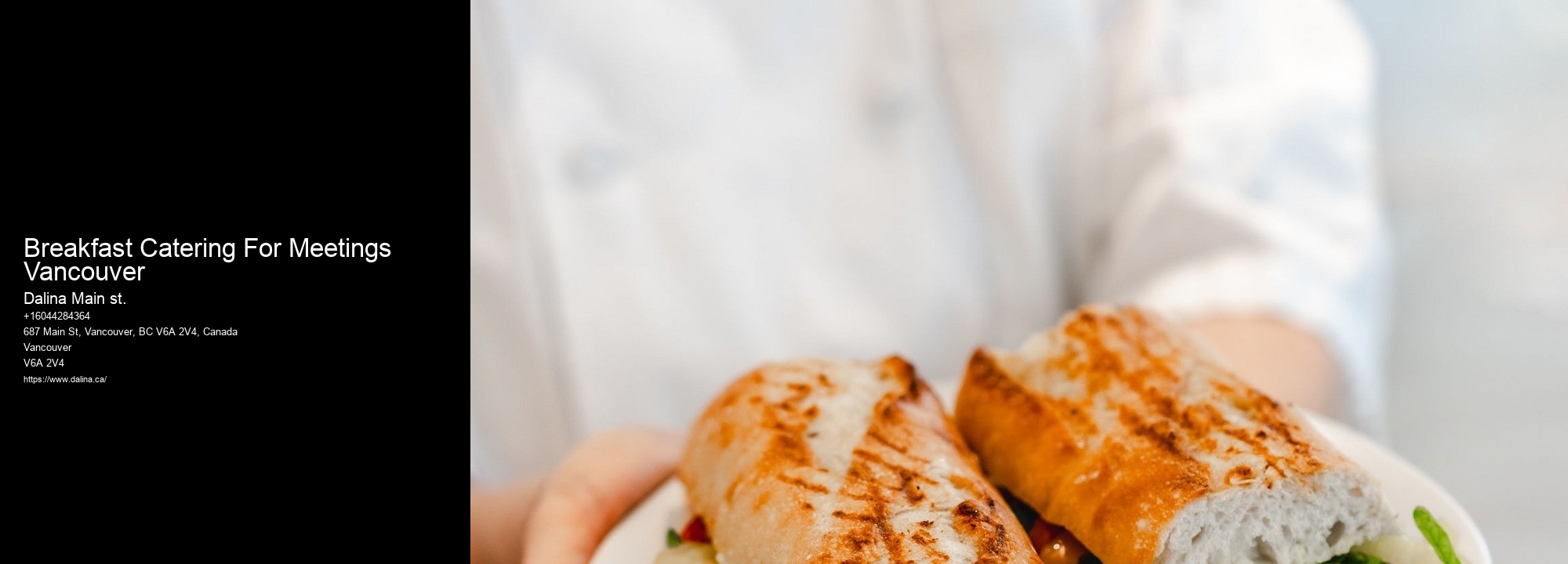 Dinner Catering Breakfast Catering For Meetings Vancouver