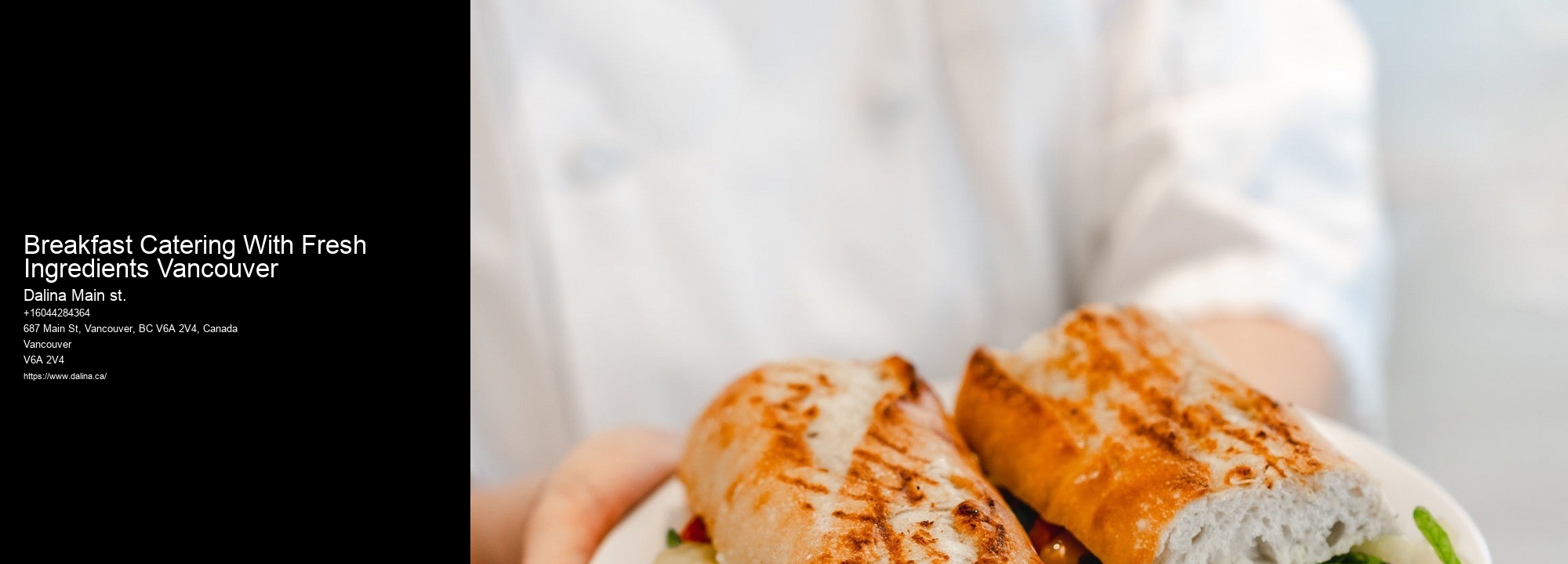 Corporate Buffet Catering Breakfast Catering With Fresh Ingredients Vancouver