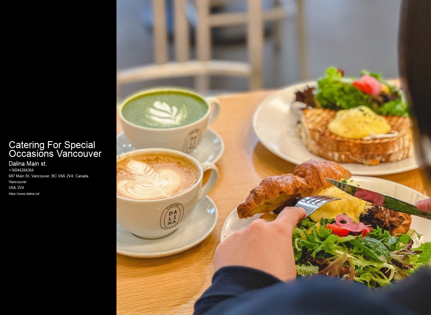 Catering For Special Occasions Vancouver