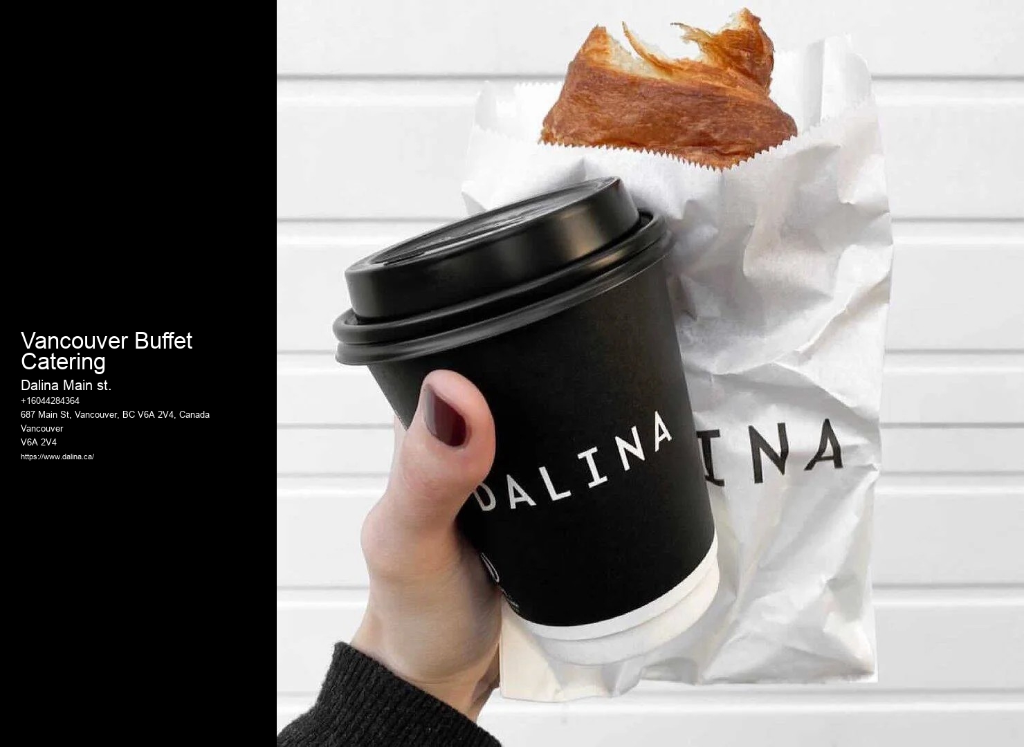 Coffee And Dessert Catering Vancouver Buffet Catering