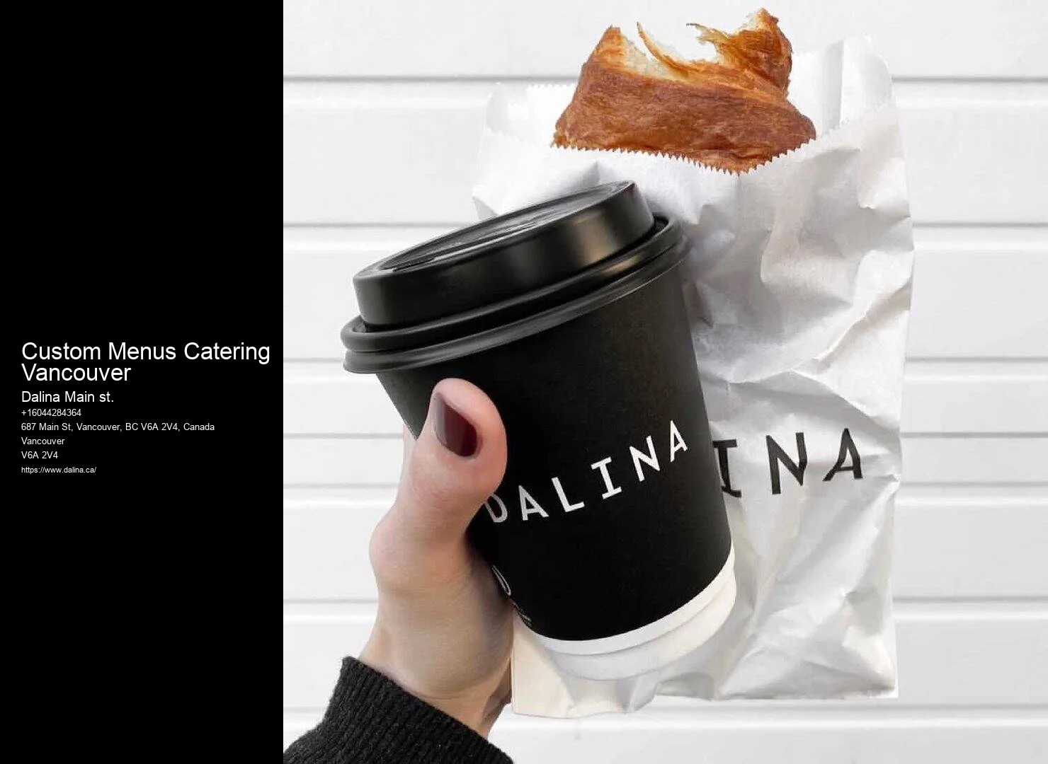 Custom Menus Catering Vancouver Catering Packages